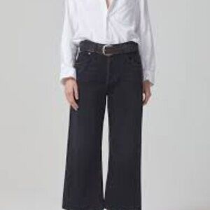 Citizens of Humanity Gaucho Vintage High-Rise Crop Wide-Leg Jeans